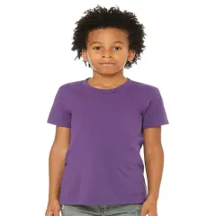 BELLA + CANVAS&reg; Youth Jersey Crewneck Short Sleeve Tee - 3001Y Royal purple