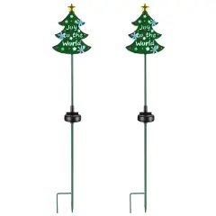 Solar Powered Christmas Tree Lights