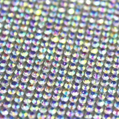 Kitcheniva Round Rhinestone Stickers Sheet Self Adhesive DIY Ab color