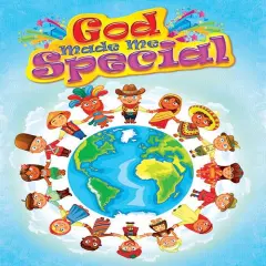 Children's Poster God Made Me Special, 18"x24", Unframed