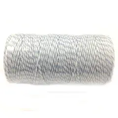 Wrapables Cotton Baker's Twine 12ply 110 Yard, Blue Grey