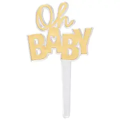 Oh Baby Foil DecoPics Cupcake Decoration, 12ct