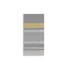Woven Striped Cloth Napkin, Set of 4 Gray and Yellow