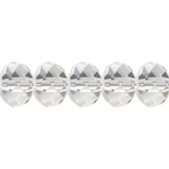 Preciosa 8mm Bellatrix Czech Glass Beads, 18pcs Crystal