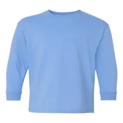 Gildan&reg; Heavy Cotton Youth Long Sleeve Crew-Neck T-Shirt Carolina blue