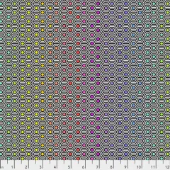 Hexy Rainbow - Ink || True Colors || Tula Pink