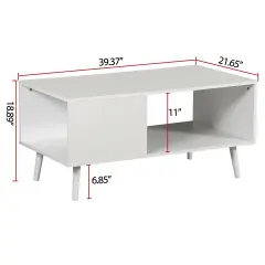Coffee Table End Storage Stand.