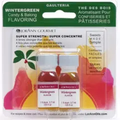 LorAnn Wintergreen SS Flavor, 1 dram bottle (.0125 fl oz - 3.7ml - 1 teaspoon) - Twin Pack Blistered