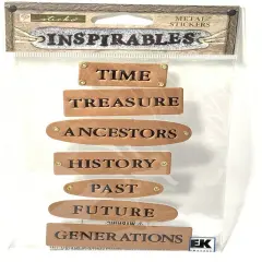 Sticko Inspirables Time Metal Stickers