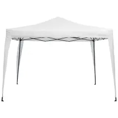 Northlight 10' x 10' Pop-Up Outdoor Canopy Gazebo White