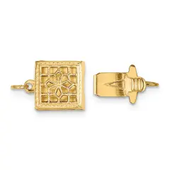 Gold Filled Filigree Pearl Clasp 8.3mm