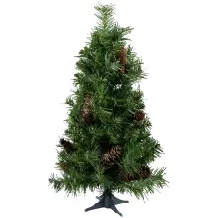 Northlight Full Dakota Pine Artificial Christmas Tree - 2' - Unlit Green