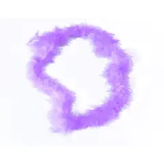 36" Purple Hawaiian Fluffy Boa Lei Necklace Princess Diva Costume Accessory