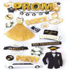 Paper House Prom Dimensional Stickers