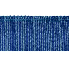 10 Yards of 2" Multicolor Chainette Fringe Trim | 10 yard cut Blue Multi