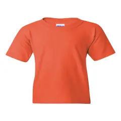 Gildan&reg; Heavy Cotton Youth Short Sleeve Crew-Neck T-Shirt Coral silk