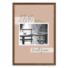 MCS Classic Edge Frame - 27" x 40" Walnut
