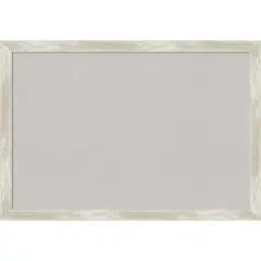 Crackled Metallic Narrow Framed Corkboard, Grey Cork