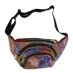 Glitter Party Round Pocket Fanny Pack