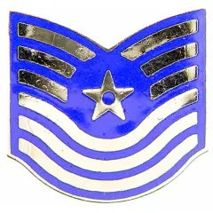 EagleEmblems P03116 Rank-USAF,E7,MST.SGT. (Old) (LRG) (1-1/16'')