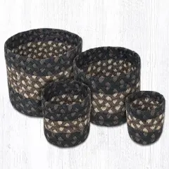 Earth Rugs CB-313 Mocha / Frappuccino Casserole Baskets Set of 4