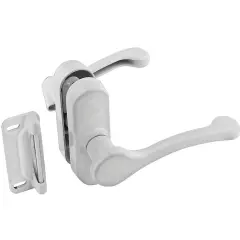Contemporary Universal Lever Latches White