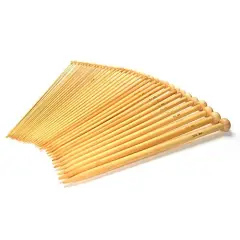 36 PCS Bamboo Knitting Needles Set (18 Sizes From 2.0mm to 10.0mm)