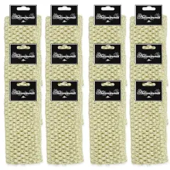 Pack of 12 2 3/4" Crochet Headband Ivory
