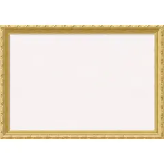 Versailles Gold Wood Framed Corkboard, White Cork