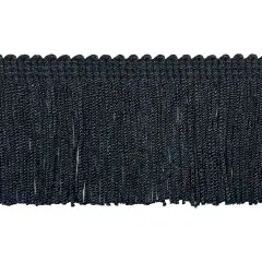 20 yards of 2" Stretch Chainette Fringe Trim | 20 yard cut Black