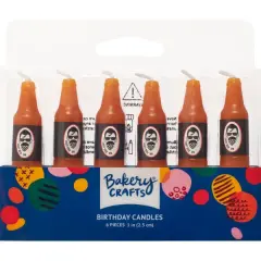 Beer Shaped Candles, 6pc