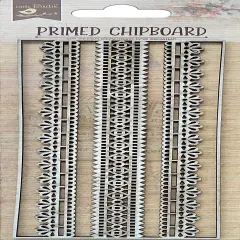Little Birdie Laser Cut Primed Chipboard 1/Pkg-Ethnic Borders