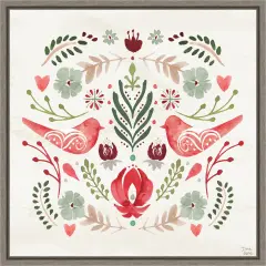 Festive Season III by Dina June Canvas Art Framed