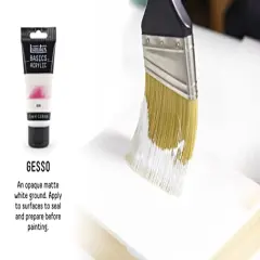 Gesso Surface Prep Medium, 473ml (16-oz) Bottle, White