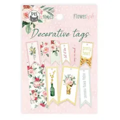 Flowerish Double-Sided Cardstock Tags 10/Pkg-#02