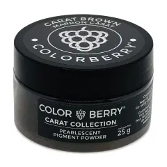Colorberry Carat Collection Dry Resin Pigment - Brown, 25 g, Jar