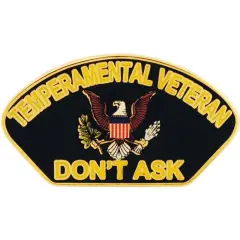 Eagle Emblems Pin-Fun, Tempermental Vet. (1-1/4")