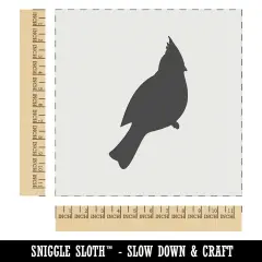 Cardinal Bird Solid Wall Cookie DIY Craft Reusable Stencil