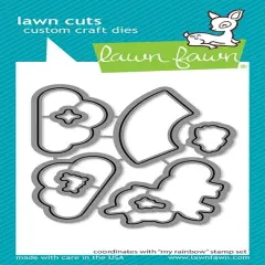 Lawn Cuts Custom Craft Die-My Rainbow