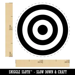Bullseye Target Self-Inking Rubber Stamp for Stamping Crafting Planners Orange