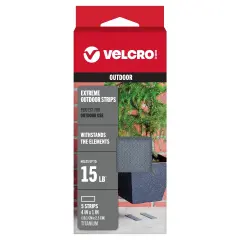 VELCRO(R) Brand Industrial Strength Extreme Fasteners 4"X1"-Titanium