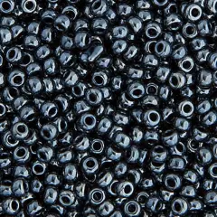 Miyuki 250g Metallic Round Rocailles Seed Beads, 11/0 Gunmetal #451
