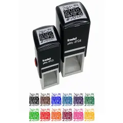 South Dakota State with Text Swirls Self-Inking Rubber Stamp Ink Stamper Lime Green