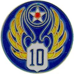 EagleEmblems P14695 PIN-USAF,010TH (1'')