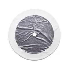 Velour Tree Skirt With Gold Micro Studs - 48"