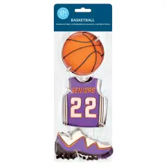 Basketball 3 PC Cookie Cutter Set Carded
