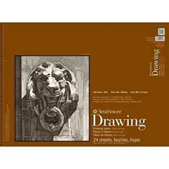 400 Series Drawing, Smooth Surface, 18 by 24", 24 Sheets , White