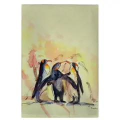 Betsy Drake Penguins Guest Towel