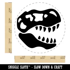 Tyrannosaurus Rex Skull Fossil Rubber Stamp for Stamping Crafting Planners