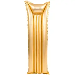 Pool Central 6' Inflatable Golden Swimming Pool Mattress Float